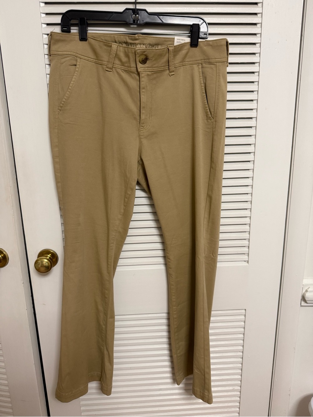 American Eagle Outfitters Women's Khaki Stretch Chinos